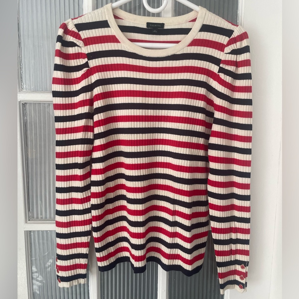 Talbots Nautical Sailor Sweater